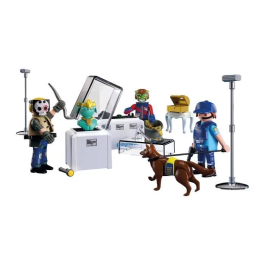 Playmobil 71876 Robo De Diamantes con Ladrón, Policía y Accesorios para +4 Años