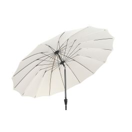 DKD Home Decor Parasol para Terraza y Jardín Marfil 280 x 250 x 280 cm Acero Poliester Precio: 65.59000052. SKU: B17J2QKDF6