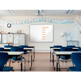 Nobo Pizarra Blanca Premium Plus Acero Vitrificado Magnética 3000x1200 mm