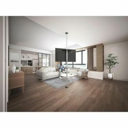 Equip Soporte TV Suelo a Techo 650621 | Carga 30kg VESA 600x400 | Giro 360º | Altura Ajustable con Estante | Sin Taladro