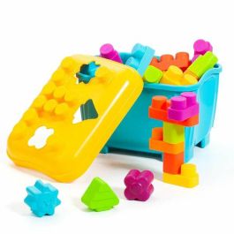Molto Caja de Bloques y Puzzles Duros (15 Piezas) para Niños de 1 a 3 Años