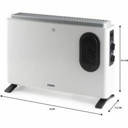 Domo DO7351CH Convector de calefacción 2000 W Blanco 54 x 37,5 x 17,2 cm