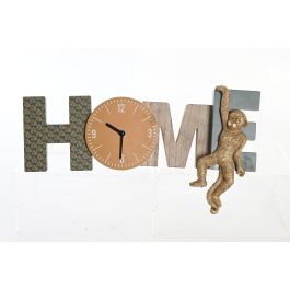 DKD Home Decor Reloj de Pared Tropical con Diseño de Mono, para Decoración de Pared de MDF, Colores Verde y Amarillo, Medidas 22x42x5 cm Precio: 7.59396. SKU: S3029468