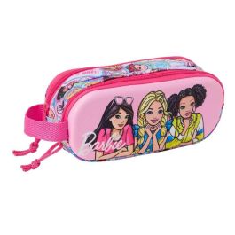 Bolso Escolar Portatodo Safta Doble 3D Mochilas 3D Barbie 80x210x60 mm