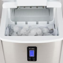 Máquina de hielo H.KoeNIG Kube - KB15 - 3.3 L - 3 tamaños de cubitos de hielo - Gris