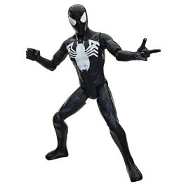 Hasbro Marvel Figura Titan Series Spider-Man Traje Negro G2860 Juguete de Acción 30 cm Coleccionable
