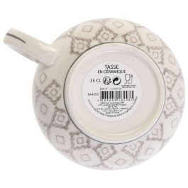 Home Deco Factory Taza Mirage 350 Ml Blanco-Negro Blanco-Marrón