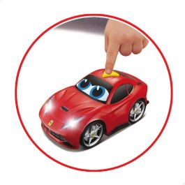 BURAGO Coche junior Ferrari con luz y sonido, 15x9x18cm, Edad: +12 meses