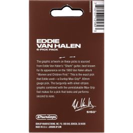 Dunlop EVH Shark Pack 24 Púas Max Grip Guitarra