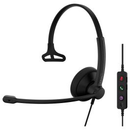 EPOS IMPACT 100 MS Mono Auricular con Cable USB-C/USB-A para Oficina y Centro de Llamadas, Certificado para Microsoft Teams