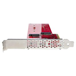StarTech Tarjeta Adaptadora PCIe Dual M.2 NVMe AHCI a PCI Express 4.0 x8 x16 para SSDs M.2, 7.8Gbps por Unidad, 6493014h