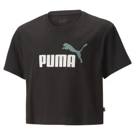 Camiseta de Manga Corta Infantil Puma 845346 56 Negro
