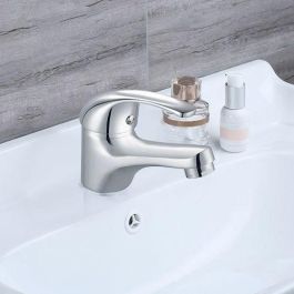 Edouard Rousseau EDR3047404052850 Mezclador de lavabo Cardiff Cartucho cerámico Ø 40 mm Reductor de caudal Caño fijo Cromo