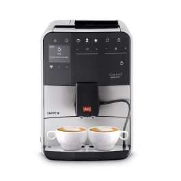 Melitta F831-101 Cafetera Súper Automática Barista T Smart 5 Intensidades de Café, Limpieza y Descalcificación Auto, 1.8L, sin Leche, Plateada Melitta F831-101 Cafetera Súper Automática Barista T Smart 5 Intensidades de Café, Limpieza y Descalcificación Auto, 1.8L, sin Leche, Plateada