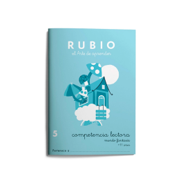 Rubio Cuaderno Competencia Lectora 5 Mundo Fantasia DIN A5 Ejercicios Comprensión Lectora 44 Páginas Certificado FSC Precio: 2.49999984. SKU: B1BBWZCPNQ
