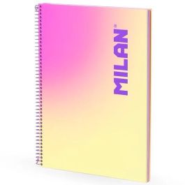 Milan Cuaderno Espiral A4 90H 95gr Cuadrícula 5x5 Tapa Dura Colección Sunset Amarillo Precio: 3.9204. SKU: B1A3DDJQGK