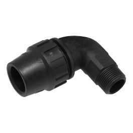 Aqua Control Codo Rosca Macho 20mm (1/2") Polietileno Anti UV
