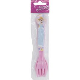Disney CZ11398 Juego de Cubiertos 2 Piezas Princesas para Niños +4 años, Puntas Redondeadas, Libre de BPA