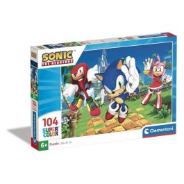 Clementoni 104 Sonic Puzle para Niños a Partir de 3 Años
