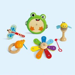 Kit rítmico de banda de la naturaleza.conjunto de instrumentos de persusión