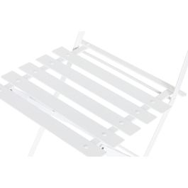Conjunto de Mesa con 2 Sillas Home ESPRIT Blanco Metal 60 x 60 x 71 cm