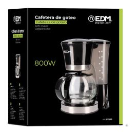 Edm Cafetera de Goteo 12 Tazas 800W