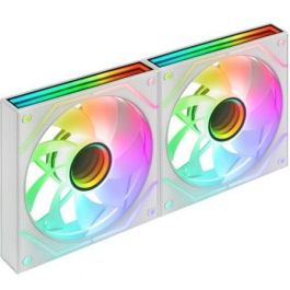 Pack 2 Ventiladores Mars Gaming MF-3DPROX2R/ 12cm/ ARGB/ Blancos Pack 2 Ventiladores Mars Gaming MF-3DPROX2R/ 12cm/ ARGB/ Blancos