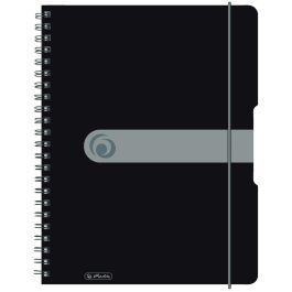 Herlitz 11293073 Spiralblock "to go" Cuaderno A4, 80 Hojas, 80g/m², Tapa de Plástico PP, Color Negro Opaco Precio: 22.79000031. SKU: B15VTLHYGH