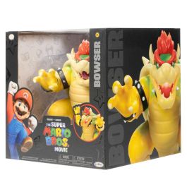 JAKKS PACIFIC Figura Bowser articulada Super Mario Bros La Película 17,5cm con efecto de fuego