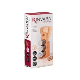 Set 7 piezas bambú soporte palas especieros Kinvara 15x32.5x7.5 cm (6 Unidades) Set 7 piezas bambú soporte palas especieros Kinvara 15x32.5x7.5 cm (6 Unidades)