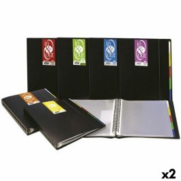Carpeta Clasificadora Grafoplas IN & OUT Negro A4 (2 Unidades)