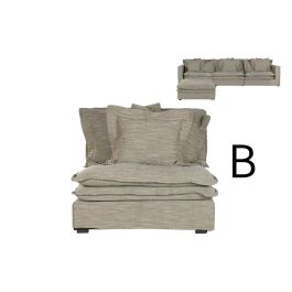 Módulo de sofá Home ESPRIT Verde Arena 102 X 120 X 95 CM