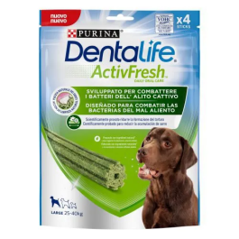Purina Dentalife Activefresh Large Snack Dental - Espirulina y Miel para Mal Aliento y Sarro, 6 x 142 gr Precio: 15.4999999. SKU: B1ETT4R62N