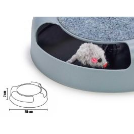 Rueda de ejercicio horizontal para gato Mascow 25x6.5x25 cm gris (12 Unidades) Rueda de ejercicio horizontal para gato Mascow 25x6.5x25 cm gris (12 Unidades)
