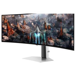 Samsung Odyssey G9 S49CG934SU 124cm/49" 5120x1440 Dual QHD OLED 240Hz Curvo DisplayHDR400 0,03ms DP MicroHDMI HDMI Altavoces Plata