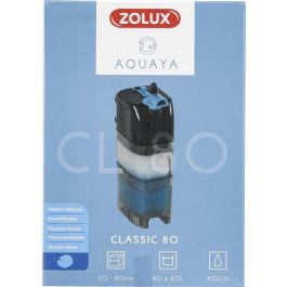 Zolux ZOL3336023265261 Filtro Interno Classic 80 para Acuario 40-80 L, 5 W, Caudal Ajustable