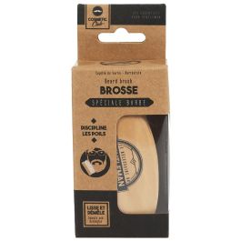 Cosmetic Club Cepillo Barba Barber Shop para Peinar y Cuidar Barbas Medianas y Largas Suave Sedosa Disciplina Encrespado