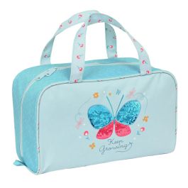 Neceser Escolar BlackFit8 Mariposa Azul 31 x 14 x 19 cm Precio: 8.49999953. SKU: S4306910