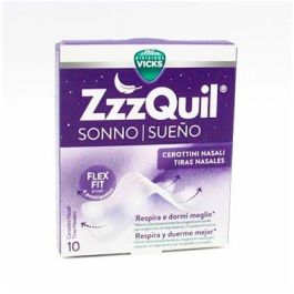 ZzzQuil Sueño Tiras Nasales 10 Unidades Precio: 11.79000042. SKU: B13HTFRKRP