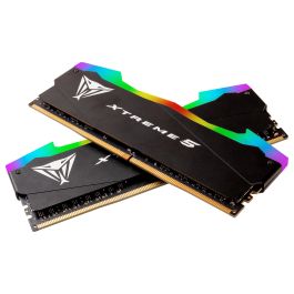 Patriot Viper Xtreme 5 RGB 48GB (2x24GB) DDR5 7600MHz CL36 DIMM PVXR548G76C36K - Memoria RAM con disipador y luz multicolor
