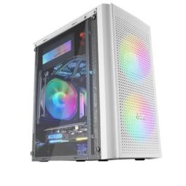 Mars Gaming Caja MC300W Micro-ATX Mini-ITX White Ventilación FRGB Cristal Templado Precio: 37.50000056. SKU: B19WNWCH3X