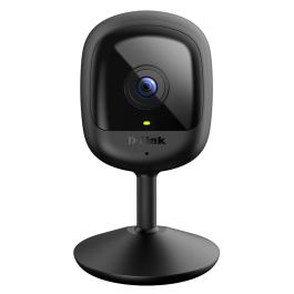 D-Link Cámara Wi-Fi Compacta Full HD 1080p Gran Ángulo 120° Visión Nocturna IR 5m Detección Movimiento Audio Bidireccional Compatible Google Assistant Alexa