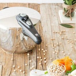 Bra Olla a Presión A185104 Ø24cm 9L Acero Inoxidable Triple Fondo Difusor Apta para Inducción