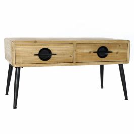 Mesa auxiliar DKD Home Decor Marrón Negro Metal Abeto 100 x 50 x 52,5 cm Precio: 153.49999984. SKU: B1GRACKSYZ