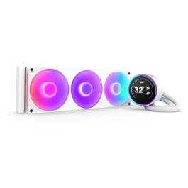 NZXT Kraken Elite 360 RGB Procesador Sistema de refrigeración líquida todo en uno 12 cm Blanco 1 pieza(s) Precio: 332.88999942. SKU: B1H895LFQ7