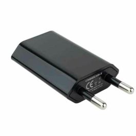 Nanocable 10.10.2002 Cargador de Pared Mini USB Negro con 1 Puerto, Salida 5V 1A (5W)