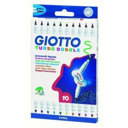 Rotulador Fibra Giotto Turbo Dobble Estuche De 10 Col. 10 unidades Precio: 47.49999958. SKU: B1CFLNNMT2