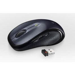 Logitech M510 Ratón Inalámbrico Láser AA USB con Agarres de Goma y Desplazamiento Lateral