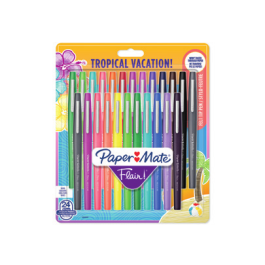 Papermate Flair M. Tropical Vacation Bolígrafo de Gel con Tapa Multicolor, 24 Piezas - 1982655 Precio: 34.50000037. SKU: B1G3WE246B
