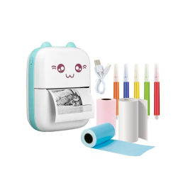 Wondee Mini Impresora Térmica Funny Azul Bluetooth Inalámbrica Portátil Sin Tinta para Móvil iOS Android Precio: 29.645. SKU: B1FCFHPPLJ